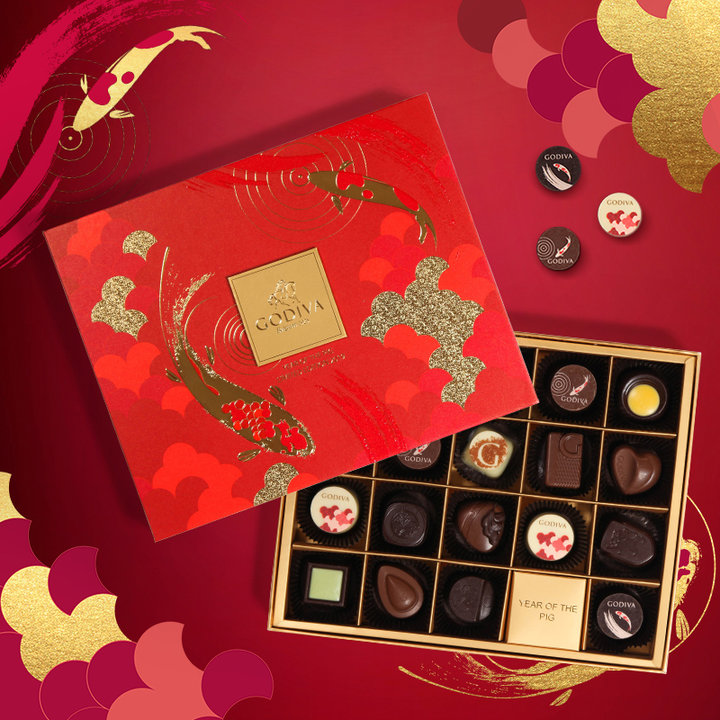 godiva 新年限量版巧克力礼盒